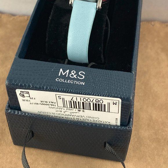 Marks and Spencer Ladies Blue and Silver Tone Watch - Picture 6 of 8